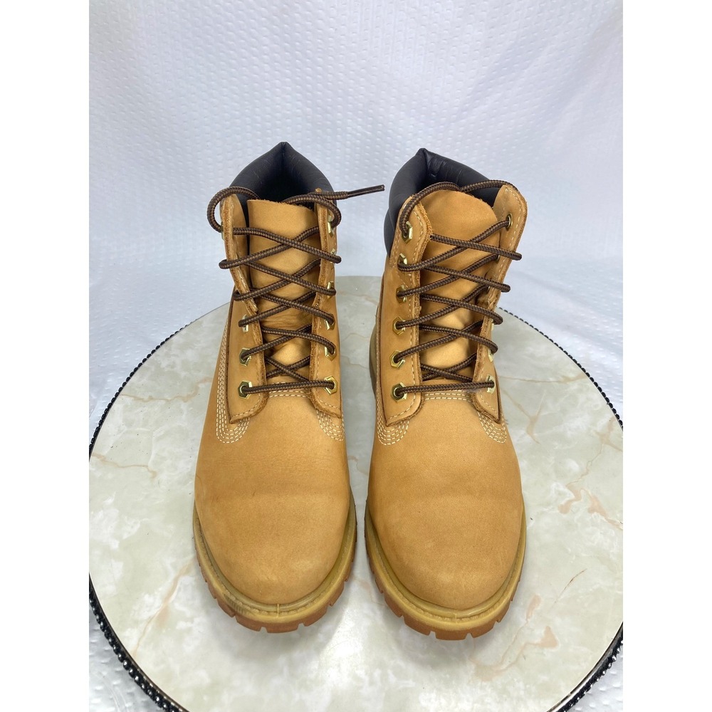 Timberland Waterville Double Collar Hi Top Boots Women 7 Brown Lug Sole Shoe NEW - Picture 4 of 12